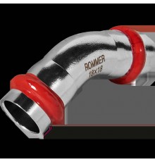 Угольник ROMMER 45°-ВПр, 18, из нержавеющей стали прессовой (RSS-0005-000018)