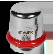 Заглушка ROMMER 28 из нержавеющей стали прессовой (RSS-0025-000028)