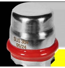 Заглушка ROMMER 35 из нержавеющей стали прессовой (RSS-0025-000035)
