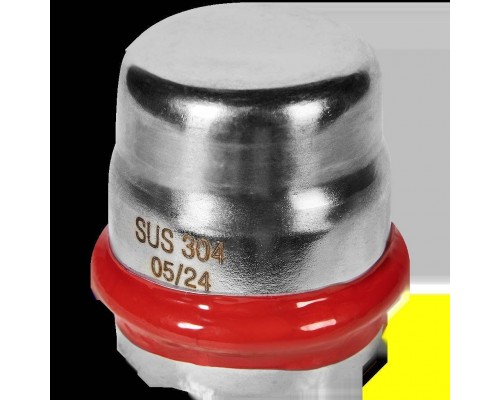 Заглушка ROMMER 35 из нержавеющей стали прессовой (RSS-0025-000035) Заглушка ROMMER 35 из нержавеющей стали прессовой (RSS-0025-000035)