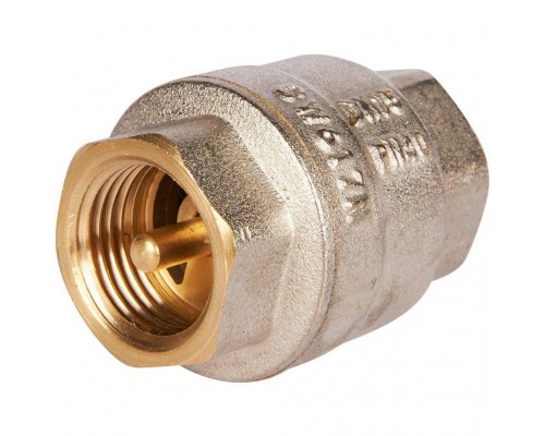 Клапан обратный пружинный муфтовый с металлическим седлом ROMMER RVC-0001-000015 1/2 (RVC-0001-000015)