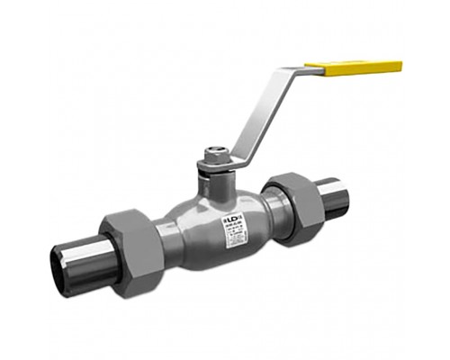 Кран шаровой LD Ду 32 Ру40 штуцер (КШ.Ц.Ш.032.040.Н/П.02)