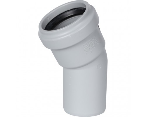 Отвод канализационный бесшумный STOUT D 58 х 30° SKB-0009-005830 (SKB-0009-005830)