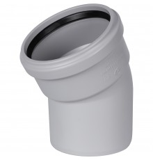 Отвод канализационный бесшумный STOUT D 110 х 30° SKB-0009-011030 (SKB-0009-011030)