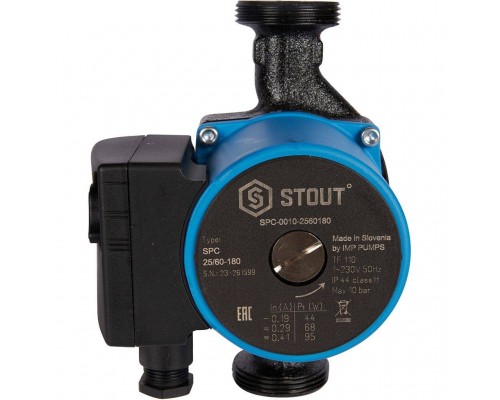 Насос циркуляционный STOUT 25/60-180 SPC-0010-2560180 (SPC-0010-2560180) Насос циркуляционный STOUT 25/60-180 SPC-0010-2560180 (SPC-0010-2560180)