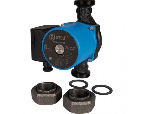 Насос циркуляционный STOUT 25/60-180 SPC-0010-2560180 (SPC-0010-2560180) Насос циркуляционный STOUT 25/60-180 SPC-0010-2560180 (SPC-0010-2560180)