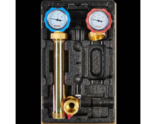 Насосная группа ROMMER RDG-1001 с прямым контуром без насоса (RDG-1001-002501)