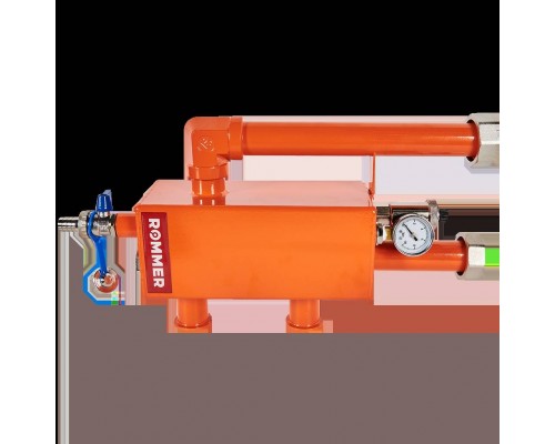 Гидравлическая стрелка ROMMER с накидными гайками 1 1/2 3,0 м3/час (RDG-1015-004003)