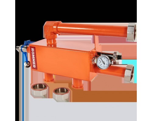 Гидравлическая стрелка ROMMER с накидными гайками 1 1/2 3,0 м3/час (RDG-1015-004003)