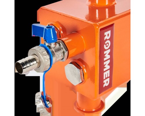 Гидравлическая стрелка ROMMER с накидными гайками 1 1/2 3,0 м3/час (RDG-1015-004003)