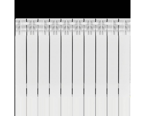 Радиатор биметаллический STOUT TITAN 500 10 секций боковое подключение (белый RAL 9016) SRB-3310-050010 (SRB-3310-050010)