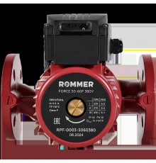 Насос циркуляционный фланцевый трехскоростной ROMMER RPF 50-60F 380V (RPF-0003-5060380)