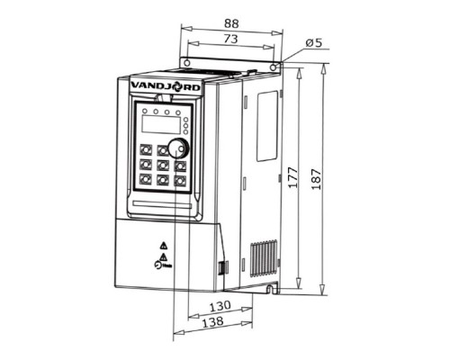 Преобразователь частоты Vandjord CUE10-4T1R5B-E-NP 1100490729000010 52111005 (52111005) Преобразователь частоты Vandjord CUE10-4T1R5B-E-NP 1100490729000010 52111005 (52111005)