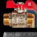 Кран шаровой ROMMER НР/НР, ручка бабочка 3/4 (RBV-0007-2410220)