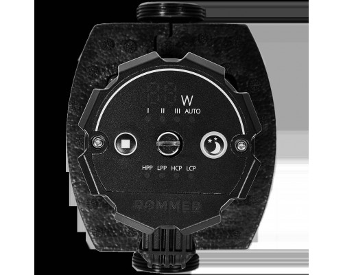 Частотный циркуляционный насос ROMMER PROFI EVO 25/60-180 с гайками и теплоизоляцией (RCP-0030-2560180)