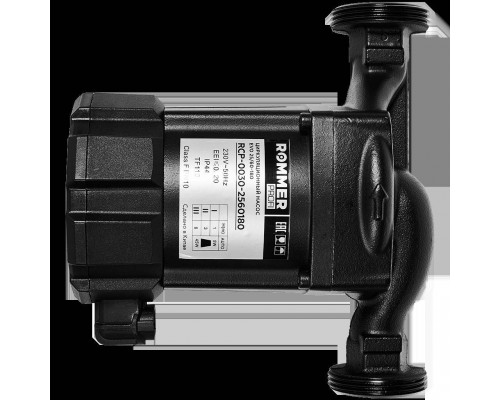 Частотный циркуляционный насос ROMMER PROFI EVO 25/60-180 с гайками и теплоизоляцией (RCP-0030-2560180)