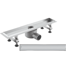 Душевой трап (лоток) RGW Shower Drain SDR-01-80-E1 80 см, с решеткой и опорами