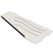 Полка RGW MT-11W L белая