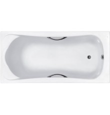 Акриловая ванна Roca BeCool 170x80 см, с каркасом, со сливом-переливом, с ручками