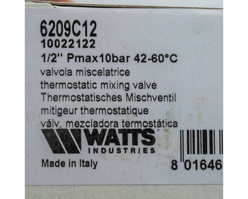 Watts 1/2 Термосмес-ль 4позицион (10022122) Watts 1/2 Термосмес-ль 4позицион (10022122)