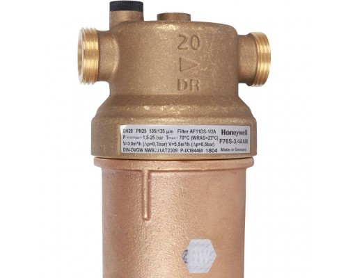 Фильтр Honeywell (Resideo Braukmann) F76S-3/4 AAM (ABM, ACM, ADM)на горячую воду, 3/4 (54304)