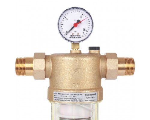 Фильтр Honeywell (Resideo Braukmann) F76S-1 AA  (АВ, АС, AD) на холодную воду, 1 (54305)