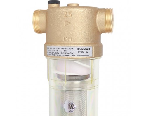 Фильтр Honeywell (Resideo Braukmann) F76S-1 AA  (АВ, АС, AD) на холодную воду, 1 (54305)