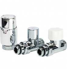 Термостатический комплект LUXOR 1/2 EK KT 258/A прямой (RD258/A+DD78/A+TA1200) (14902703LUX)