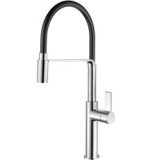 Смеситель для кухни Rush MS9035-35Black черный, с гибким изливом