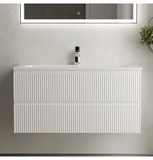 Тумба с раковиной Sancos Snob R 100 см, bianco