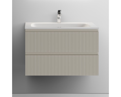 Тумба с раковиной Sancos Snob T 80 см, beige soft