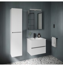 Мебель для ванной комнаты Sancos Urban 60 см белый глянец