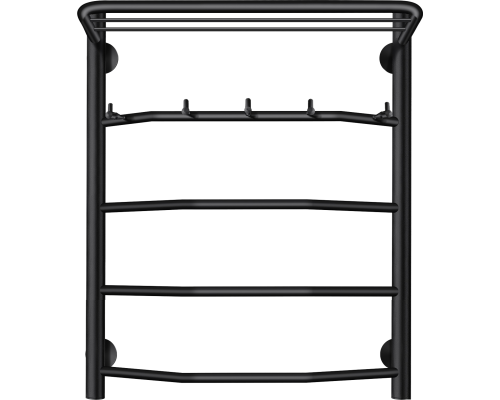 Полотенцесушитель электрический Secado Агата 1 КСП 60x50, черный, L