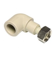 Угольник 90° Ekoplastik ППР переход с перекидной гайкой 20x1/2 (SKOM02020X)