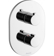 Термостатический смеситель Ravak Chrome CR 064.00 С ВНУТРЕННЕЙ ЧАСТЬЮ, для душа