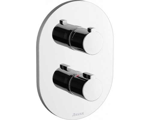 Термостатический смеситель Ravak Chrome CR 064.00 С ВНУТРЕННЕЙ ЧАСТЬЮ, для душа