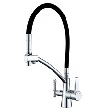 Смеситель для кухни Zorg Sanitary ZR 338-6 YF с гибким изливом