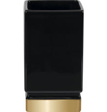 Стакан Spirella Roma Black 1017980 черный, золотой