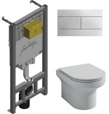 Комплект Jacob Delafon Elite E21742RU-00 кнопка хром