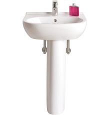Раковина Villeroy   Boch O.Novo 51605501 alpin, с пьедесталом
