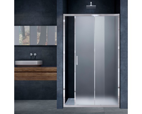 Душевая дверь в нишу Vincea Alpha VDS-3AL130MT 130 см, стекло текстурное, хром