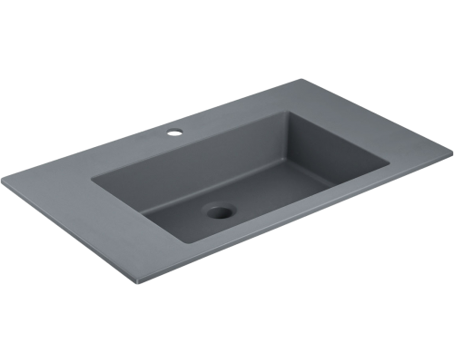 Мебельная раковина Vincea 80, серая