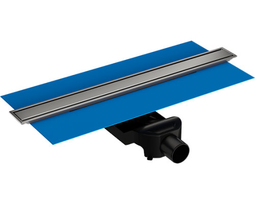 Душевой трап (лоток) VitrA Eco-Flow 60 см, горизонтальный сифон, матовый хром