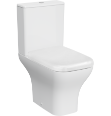 Унитаз-компакт VitrA Polar 9843B003-7201 безободковый, с микролифтом