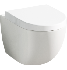 Унитаз подвесной VitrA Sento 7748B003-0075 + крышка-сиденье VitrA Sento 86-003-009 с микролифтом, петли хром