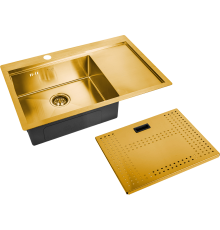 Мойка кухонная Zorg Master N-7852-L Bronze
