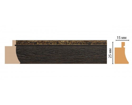 Багет DECOMASTER 584-1333 (25*15*2900мм)
