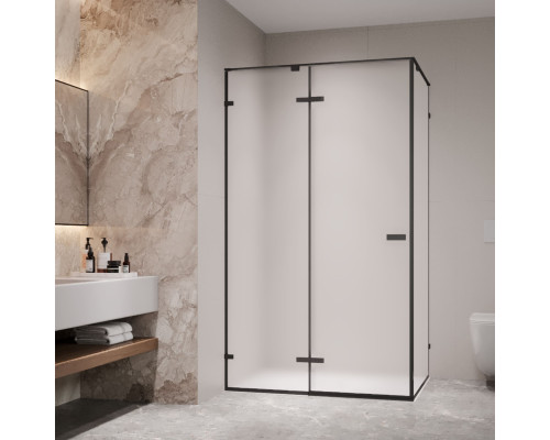 Душевой уголок с распашной дверью на петлях - RGW SV-040B 1000x800