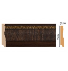 Плинтус напольный DECOMASTER 153-1 ДМ (95*12*2400 мм)