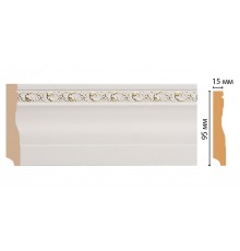 Плинтус напольный DECOMASTER 153-54 ДМ (95*12*2400 мм)